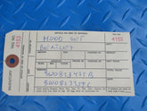 Bentley Continental GT Gtc Flying Spur hood shocks lift support #4153